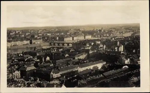 Ak Praha Prag Tschechien, Pohled s Kinskeho zahrady