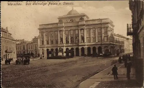 Ak Warszawa Warschau Polen, Das ehemalige Palais v. Staszic