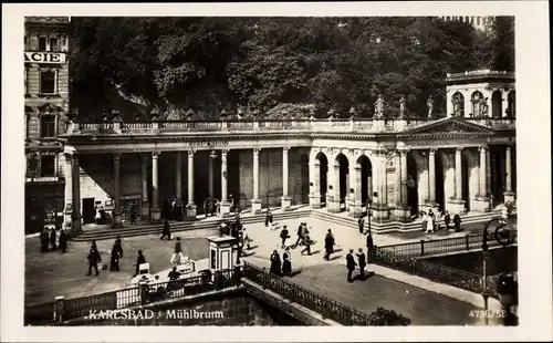 Ak Karlovy Vary Karlsbad Stadt, Mühlbrunn
