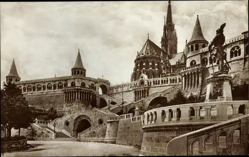 Ak Budapest Ungarn, Fischerbastei