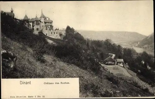 Ak Dinant Wallonien Namur, Château des Roches