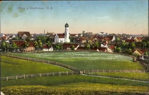 Ak Uffing am Staffelsee Oberbayern, Panorama