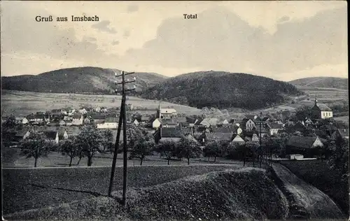 Ak Imsbach in der Pfalz, Gesamtansicht