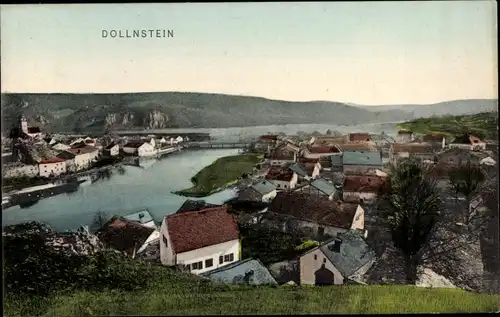 Ak Dollnstein Eichstätt in Oberbayern, Totalansicht