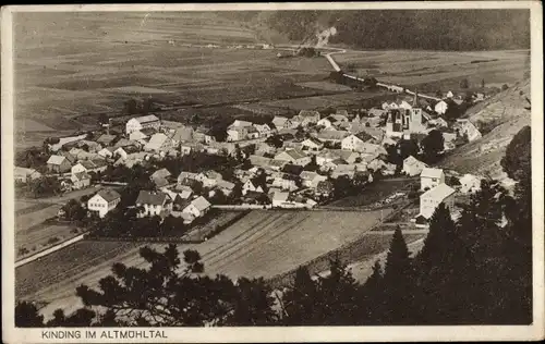 Ak Kinding in Oberbayern, Gesamtansicht, Altmühltal