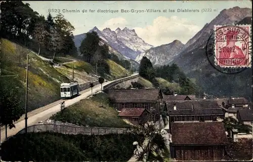 Ak Kanton Waadt, Chemin de fer Bex Gryon Villars et les Diablerets