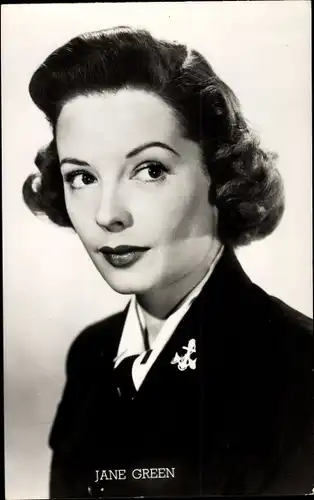 Ak Schauspielerin Jane Greer, Portrait