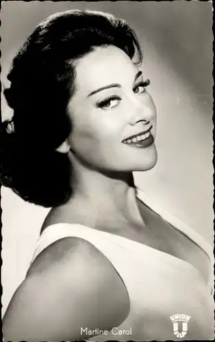 Ak Schauspielerin Martine Carol, Portrait, Lola Montez