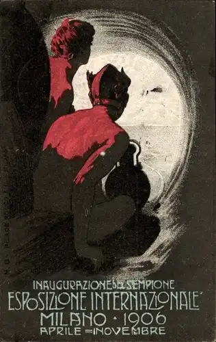 Künstler Ak Milano Mailand Lombardia, Esposizione Internationale 1906