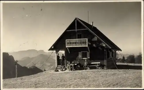 Ak Untergrünburg Grünburg Oberösterreich, Grünburgerhütte am Hochbuchberg