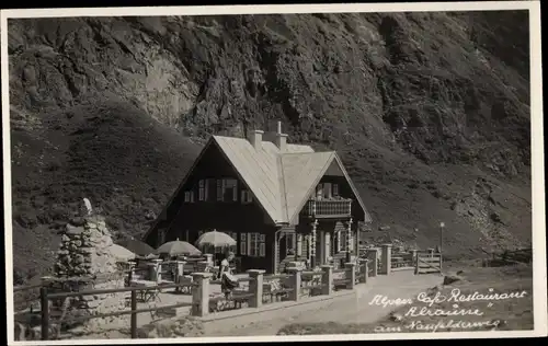 Ak Bad Gastein Badgastein in Salzburg, Gasthaus Alraune am Nassfelderweg