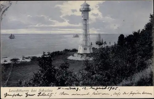 Ak Schulau Wedel im Kreis Pinneberg, Leuchtturm