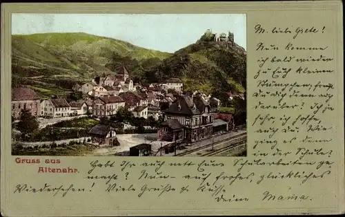Ak Altenahr im Ahrtal, Totalansicht