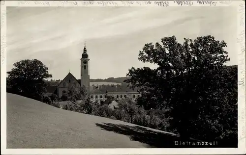 Ak Dietramszell in Oberbayern, Blick auf den Ort