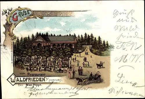 Litho Herford in Westfalen, Restaurant Waldfrieden