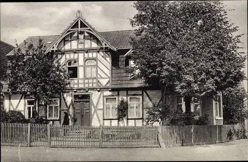 Ak Neudorf Harzgerode am Harz, Pensionshaus Bock