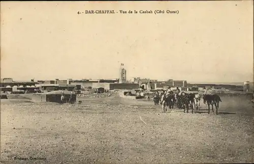 Ak Dar Chaffai Marokko, Vue de la Casbah (Cote Ouest)