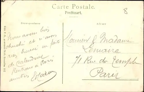 Ak Ostende Westflandern, Le Roi des Belges sur la digue, König Leopold II.