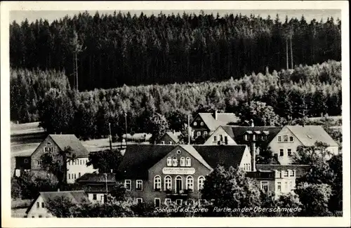 Ak Sohland an der Spree Sachsen, Gasthof zur Oberschmiede