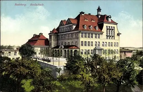 Ak Radeberg in Sachsen, Realschule