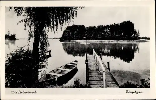 Ak Teupitz in der Mark, Teupitzsee, Liebesinsel