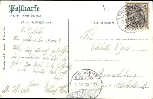 Ak Berlin Treptow, Restaurant Paradies Garten, Pavillon