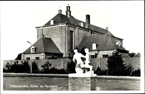 Ak Valkenswaard Nordbrabant, Achter de Mariakerk