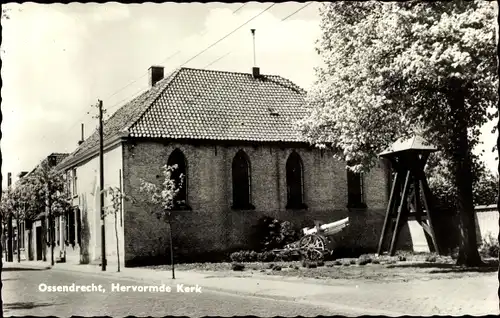 Ak Ossendrecht Woensdrecht Nordbrabant Niederlande, Hervormde Kerk