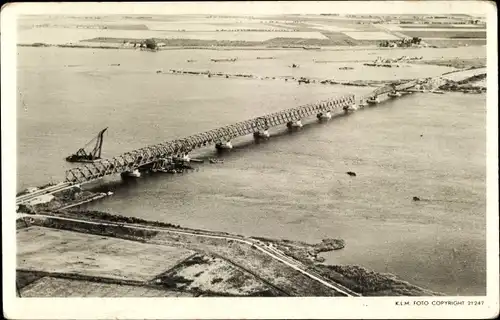 Ak Moerdijk Nordbrabant Niederlande, Herstelde verkeersbrug