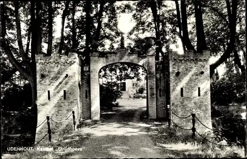 Ak Udenhout Nordbrabant Niederlande, Kasteel Strijdhoeve