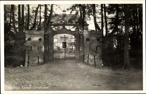 Ak Udenhout Nordbrabant Niederlande, Kasteel Strijdhoeve