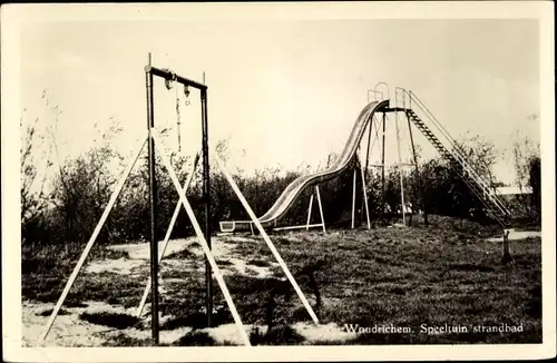 Ak Woudrichem Nordbrabant, Speeltuin strandbad