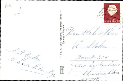 Ak Sprang Capelle Nordbrabant Niederlande, Ned. Herv. Kerk