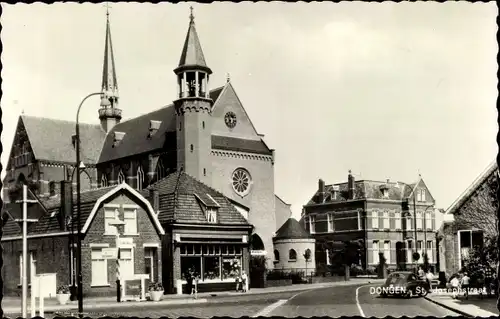 Ak Dongen Nordbrabant Niederlande, St. Josephstraat, Kerk