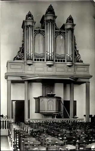 Ak Raamsdonk Nordbrabant Niederlande, Orgel N. H. Kerk