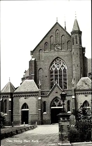 Ak Oss Nordbrabant, Heilig Hart Kerk