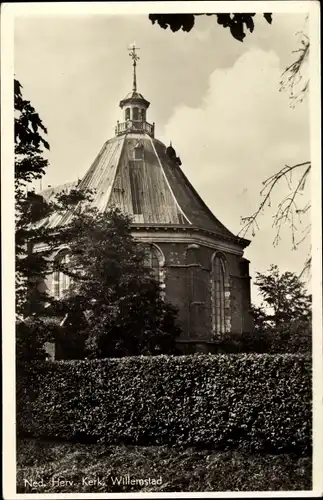 Ak Willemstad Nordbrabant Niederlande, Ned. Herv. Kerk