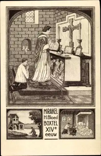 Ak Boxtel Nordbrabant Niederlande, Mirakel H. Bloed