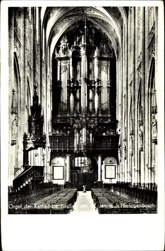 Ak 's Hertogenbosch Den Bosch Nordbrabant Niederlande, Basiliek St. Jan, Orgel