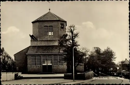 Ak Werkendam Nordbrabant, Herv. Kerk