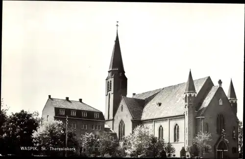 Ak Waspik Nordbrabant Niederlande, St. Theresiakerk