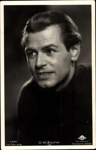 Ak Schauspieler O. W. Fischer, Portrait