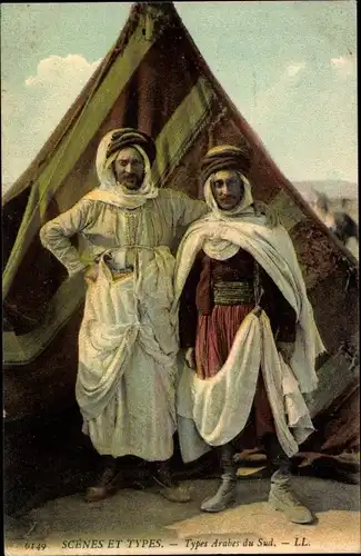 Ak Scenes et Types, Types Arabes du Sud, Maghreb