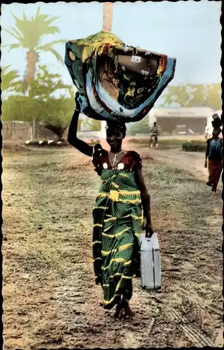 Ak Afrique Noire, En voayage