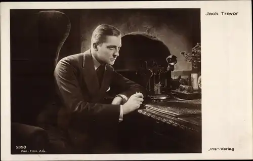 Ak Schauspieler Jack Trevor, Filmszene