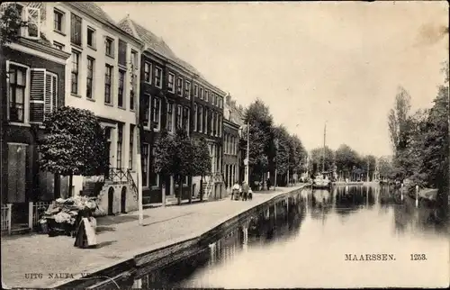 Ak Maarssen Utrecht, Straßenpartie