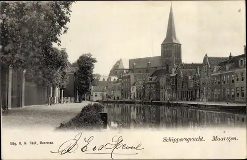 Ak Maarssen Utrecht, Schippersgracht
