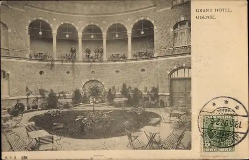 Ak Odense Dänemark, Grand Hotel