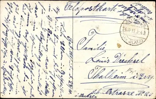 Ak Duszniki Zdrój Bad Reinerz Schlesien, Neue Villenstraße