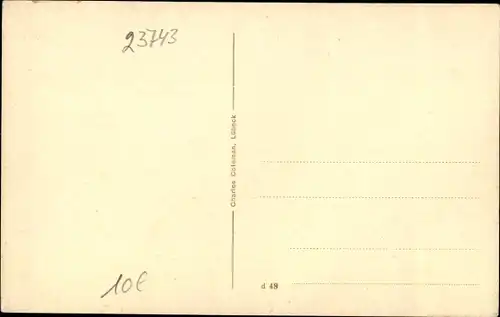 Ak Ostseebad Grömitz in Holstein, Kaufhaus R. Decker, Maggi Schild